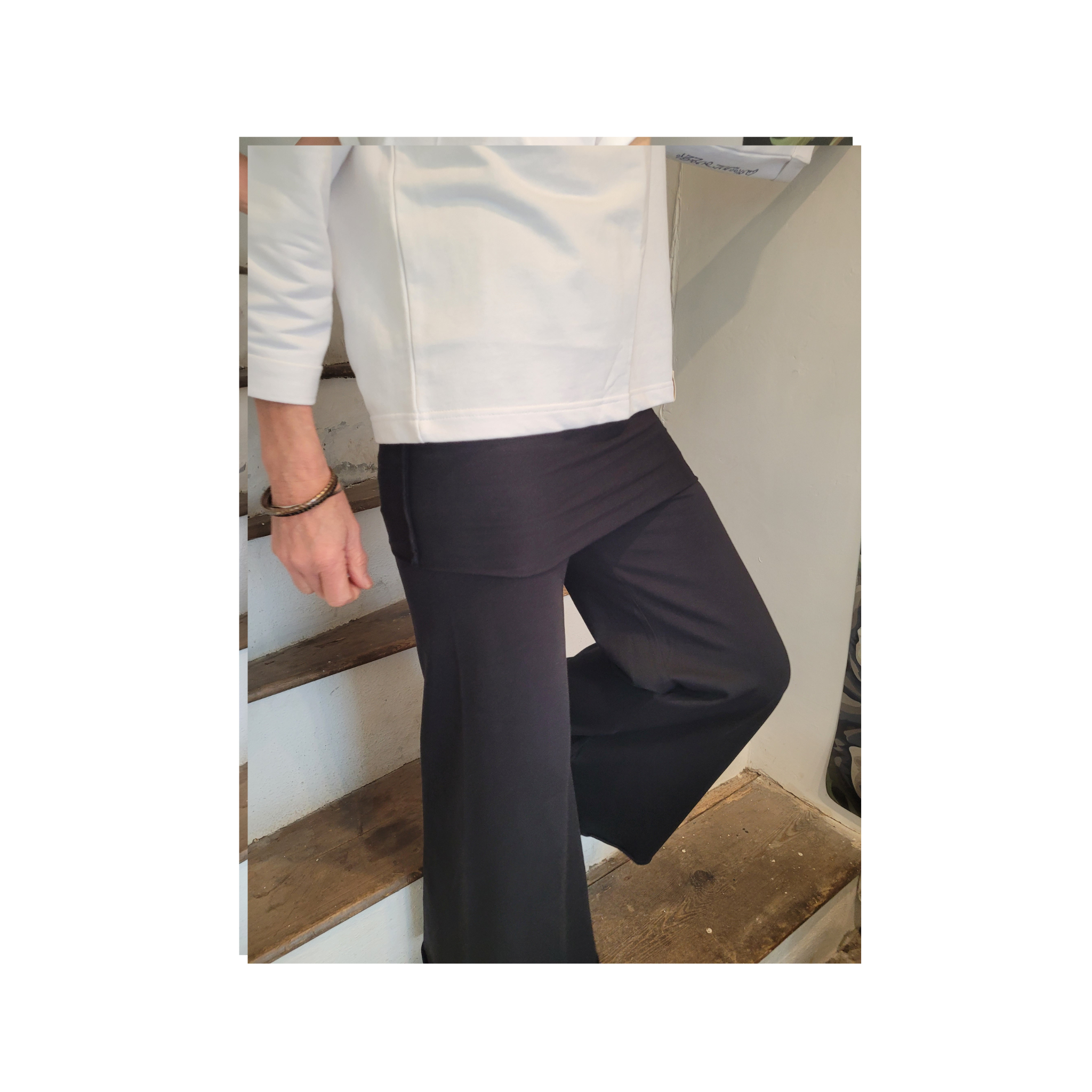 Organic Cotton Flared Leggings