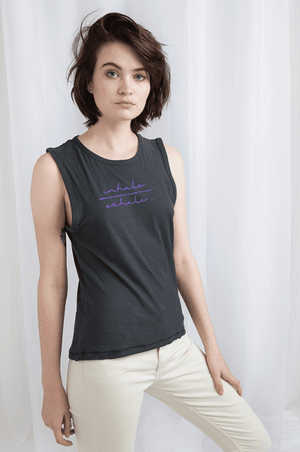 sSacred Threads yoga wear ethically sourced and produced super soft organic cotton womens vintage classic tank top best seller