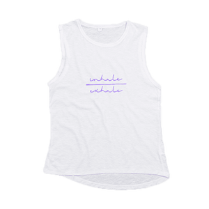Sacred Threads yoga wear ethically sourced and produced super soft organic cotton womens vintage classic tank top best seller