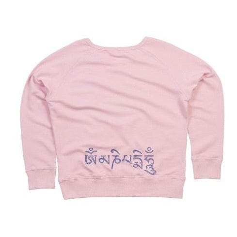 pink sacred threads sweater yoga wear ethical sourced and produced