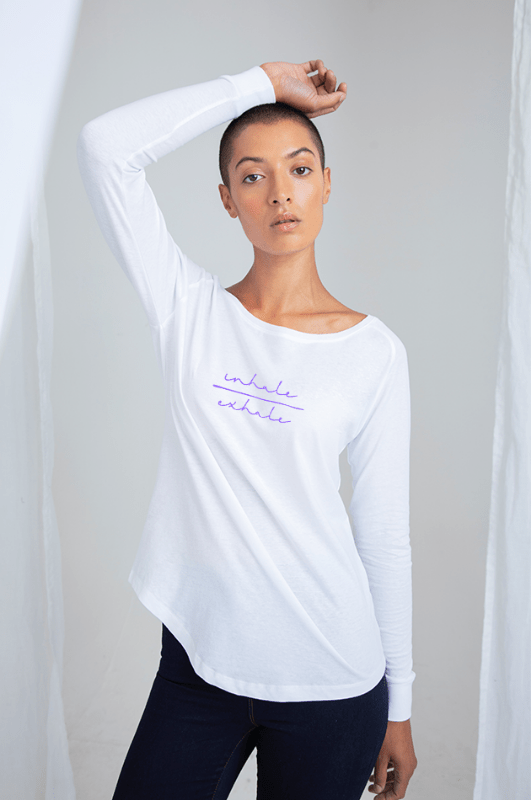 Long hem t shirt deals